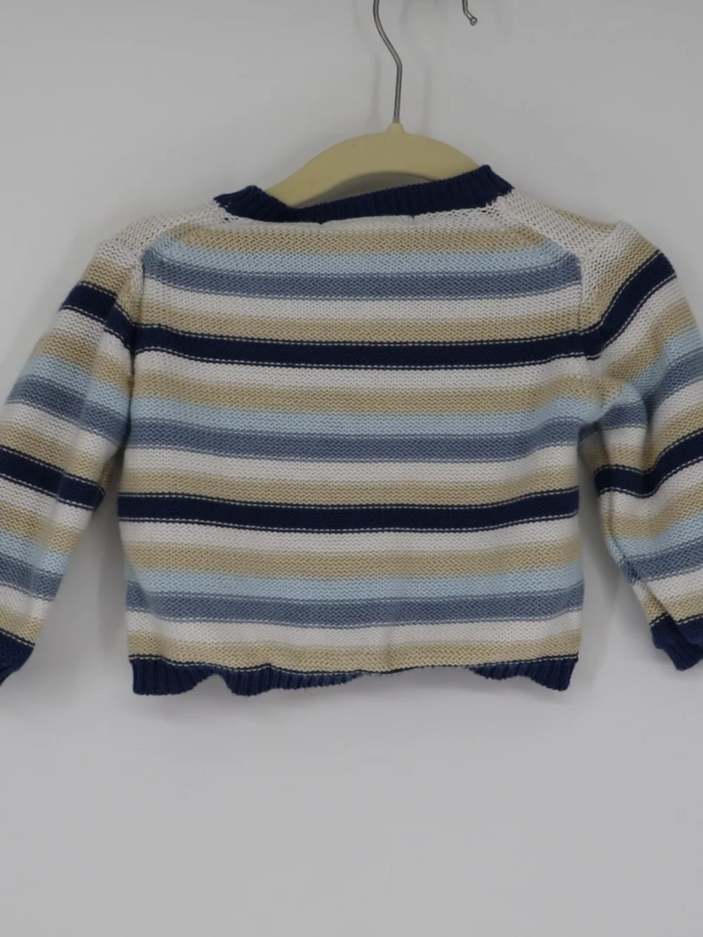 Janie and Jack Baby Striped Nautical Cardigan Sweater 3–6 Months Cotton